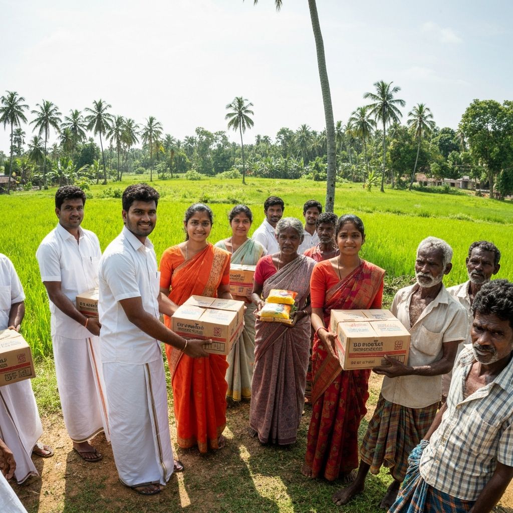 Food Distribution - South Indian charity service